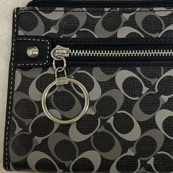 2 for 1!  Coach Chelsea Collection Crossbody w/Matching Wallet Grey/Black F17120 - Picture 8 of 15